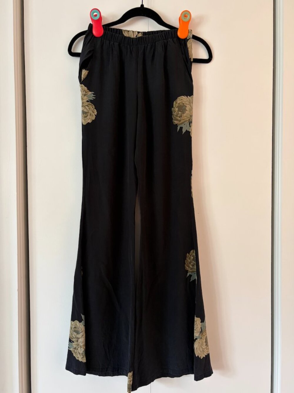 Stone Cold Fox Silk Flared Pants